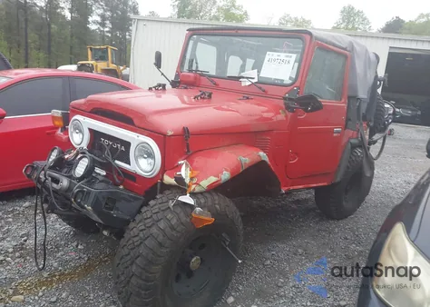 1978 Toyota Land Cruiser from USA, damaged, VIN FJ40290557